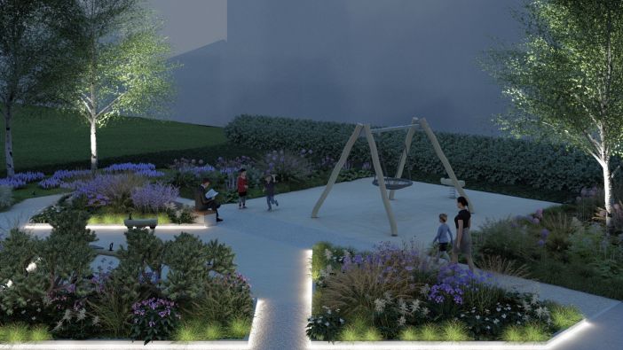 Wizualizacja zieleni – Zatoka Mieszkania