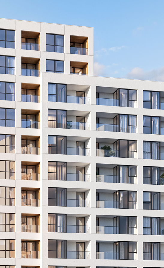 Zatoka Mieszkania – wizualizacja budynku